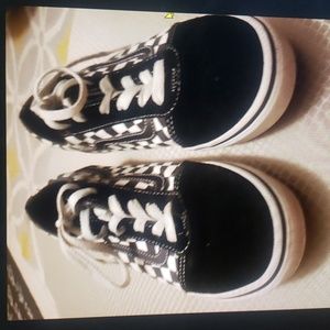Vans with black & white checker on the sides